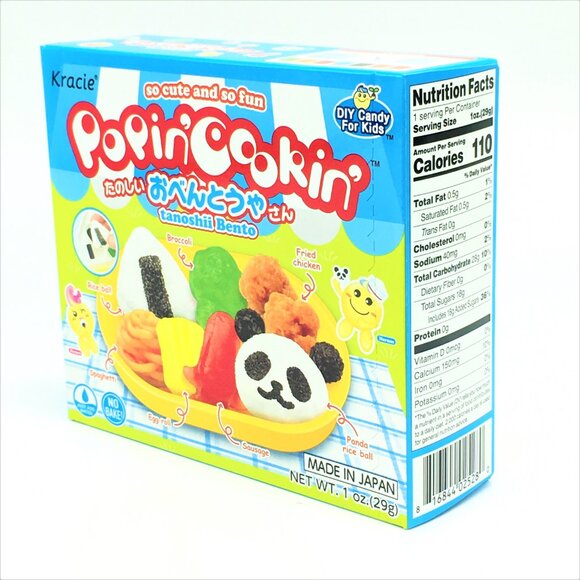 NEW LOT OF 2 KRACIE POPIN' COOKIN' TANOSHII BENTO DIY KID'S JAPANESE CANDY KITS - Picture 3 of 6